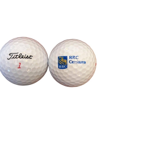 Titleist DT SoLo Golf Balls 3 Count Sleeve White RBC Centura Logo New - Picture 5 of 7